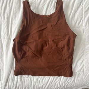 Ribbed High neck lululemon align cropped tank